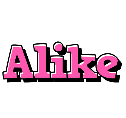 Alike girlish logo