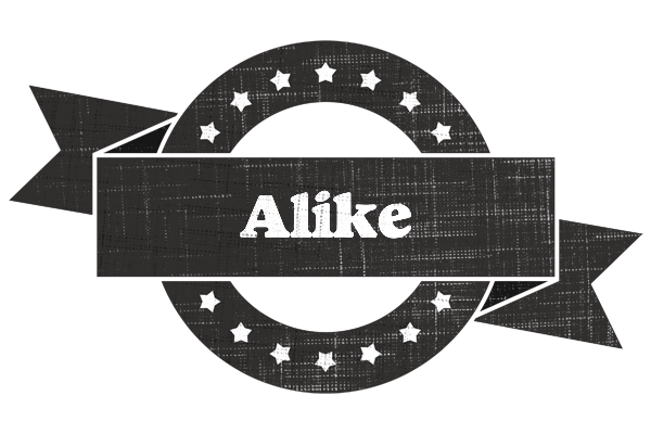 Alike grunge logo