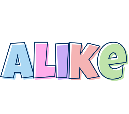 Alike pastel logo