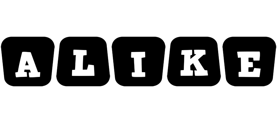 Alike racing logo