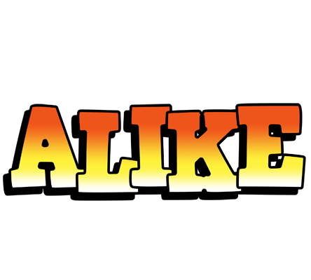 Alike sunset logo