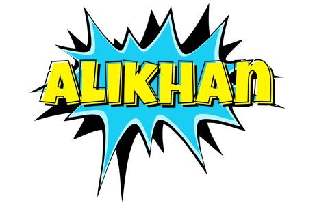 Alikhan amazing logo
