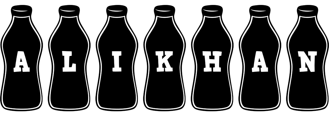 Alikhan bottle logo