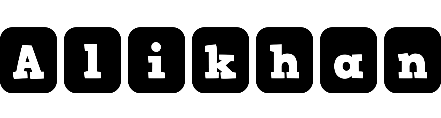 Alikhan box logo
