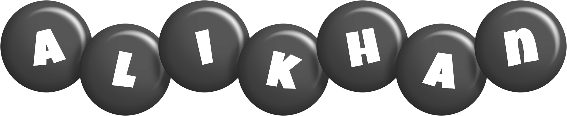 Alikhan candy-black logo