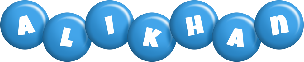 Alikhan candy-blue logo