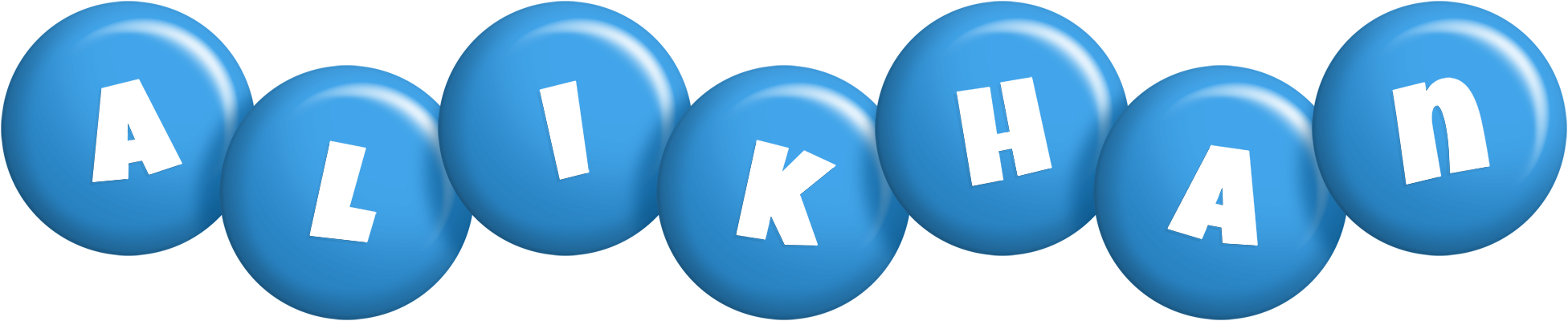 Alikhan candy-blue logo