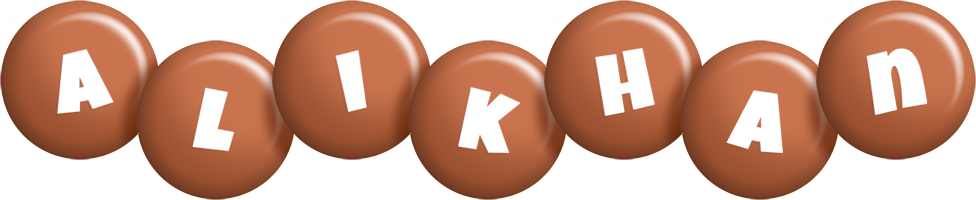 Alikhan candy-brown logo