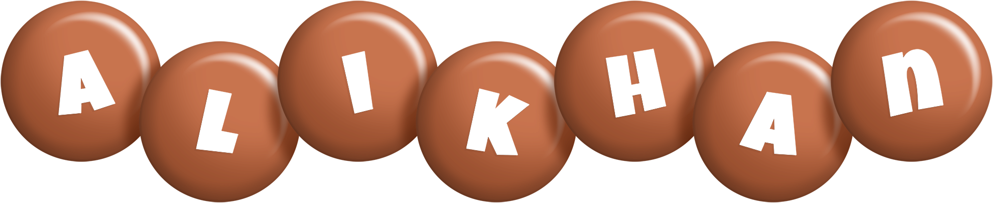 Alikhan candy-brown logo