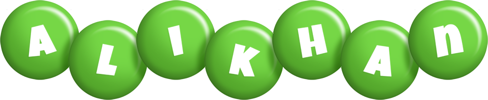 Alikhan candy-green logo