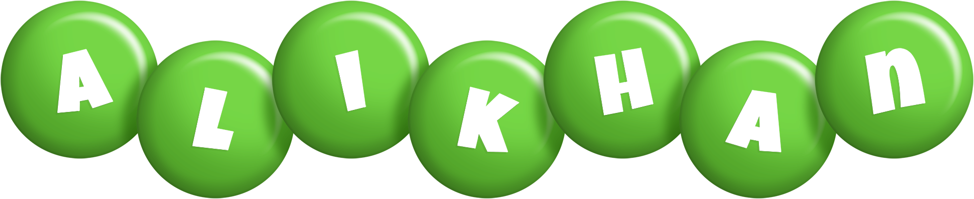 Alikhan candy-green logo