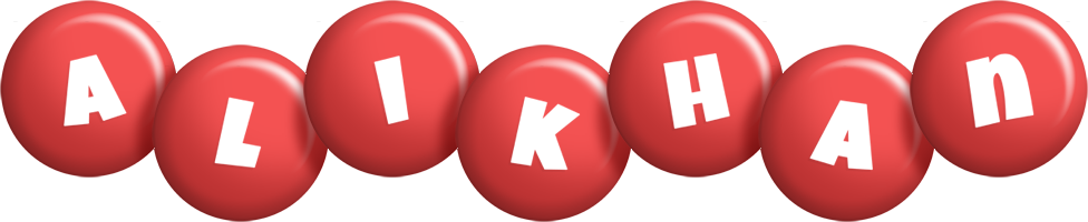 Alikhan candy-red logo