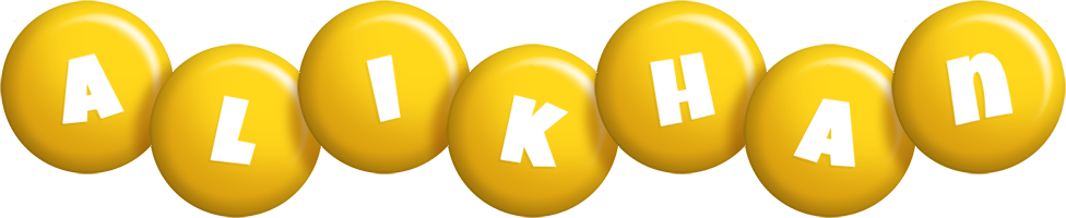 Alikhan candy-yellow logo