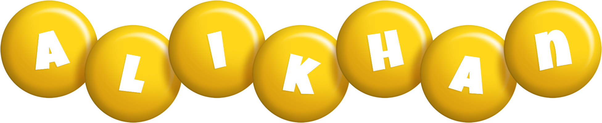 Alikhan candy-yellow logo