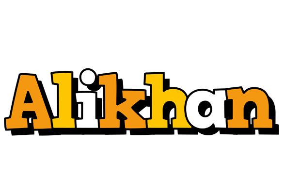 Alikhan cartoon logo