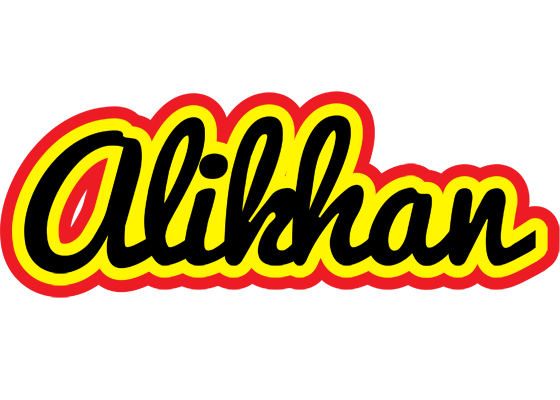 Alikhan flaming logo