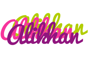 Alikhan flowers logo