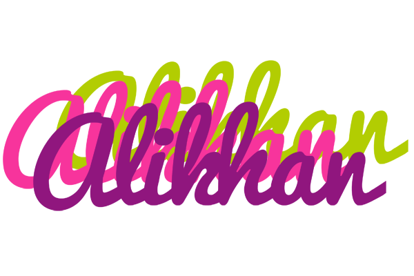 Alikhan flowers logo