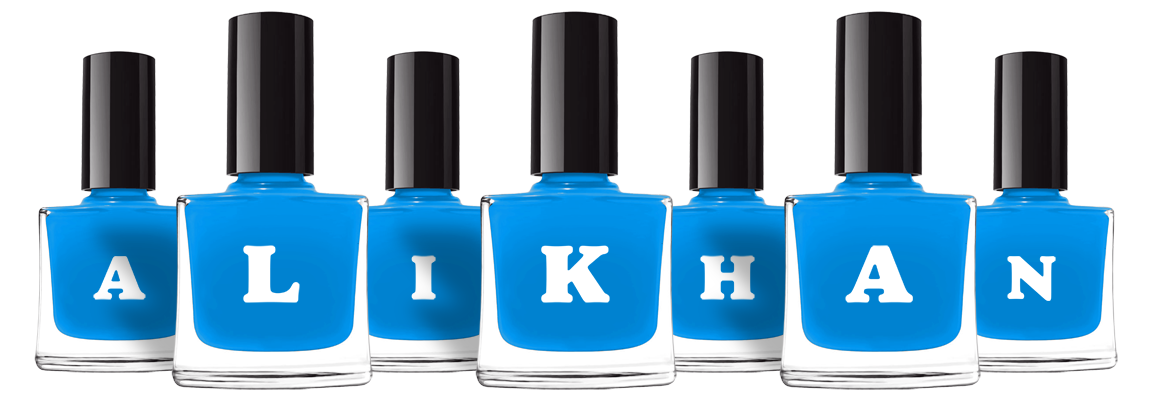 Alikhan glossy logo