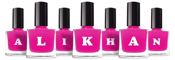 Alikhan nails logo