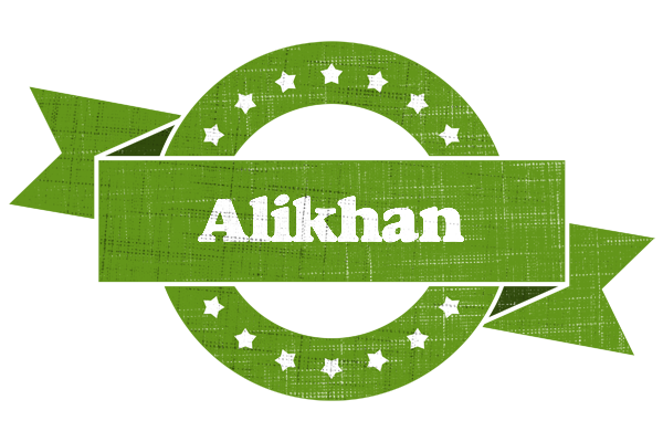 Alikhan natural logo