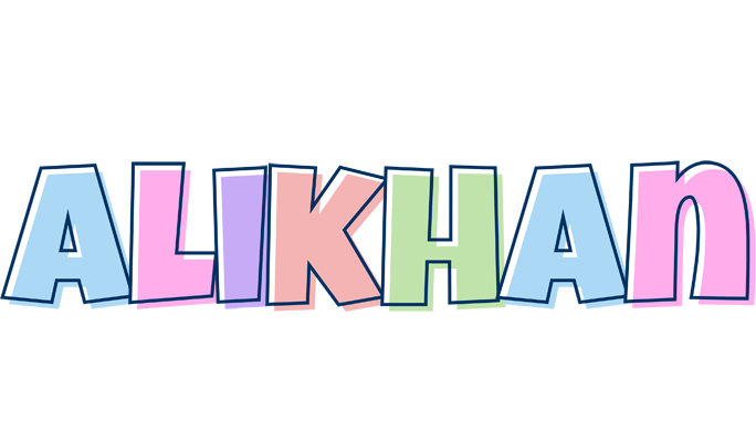 Alikhan pastel logo