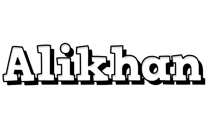 Alikhan snowing logo