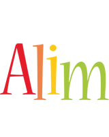 Alim birthday logo