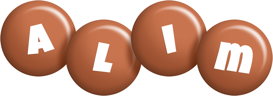 Alim candy-brown logo