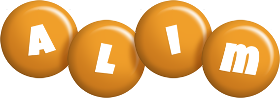 Alim candy-orange logo