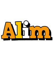 Alim cartoon logo