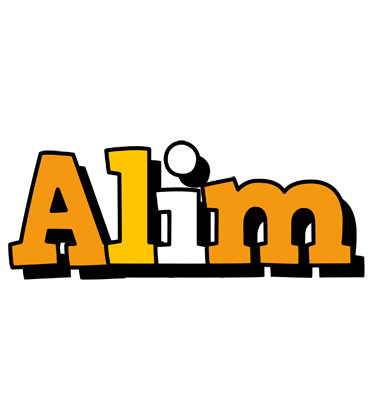 Alim cartoon logo
