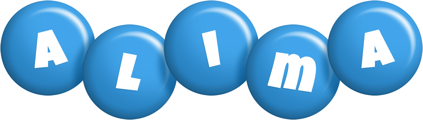 Alima candy-blue logo