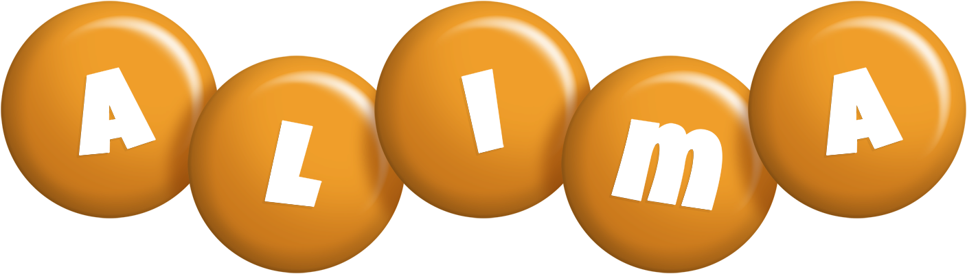 Alima candy-orange logo