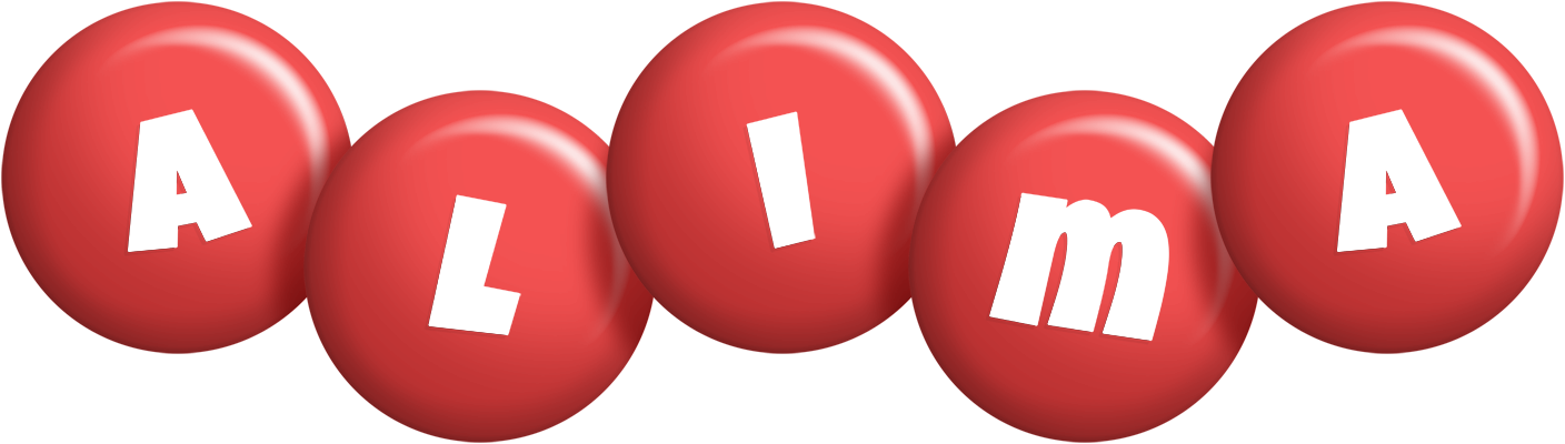 Alima candy-red logo