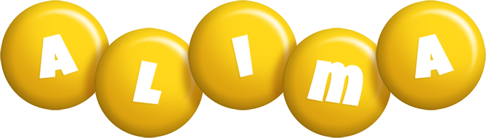 Alima candy-yellow logo