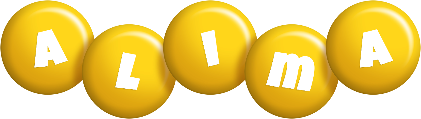 Alima candy-yellow logo