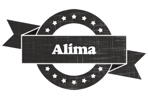 Alima grunge logo