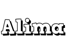 Alima snowing logo