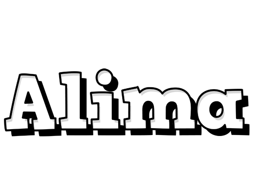 Alima snowing logo