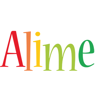 Alime birthday logo