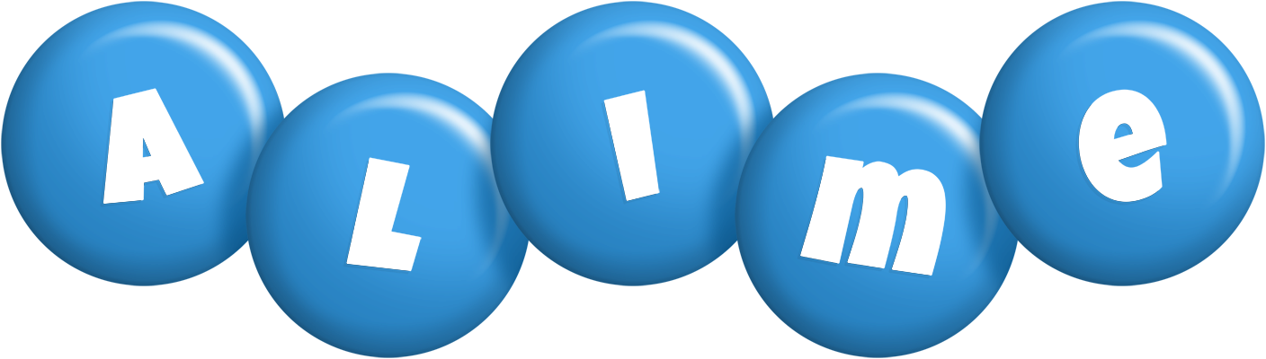 Alime candy-blue logo
