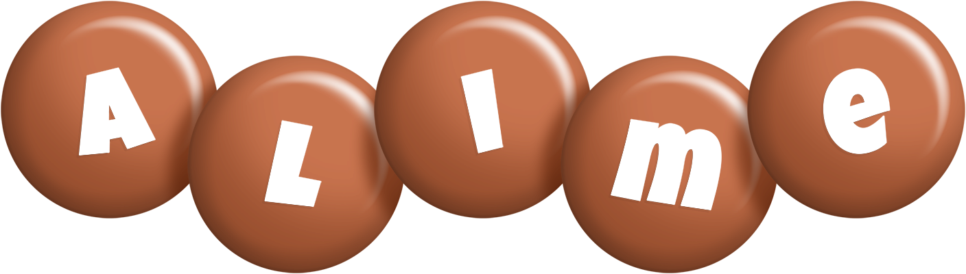 Alime candy-brown logo