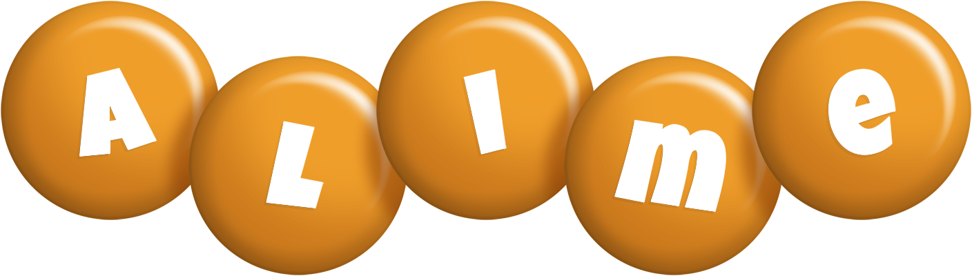 Alime candy-orange logo