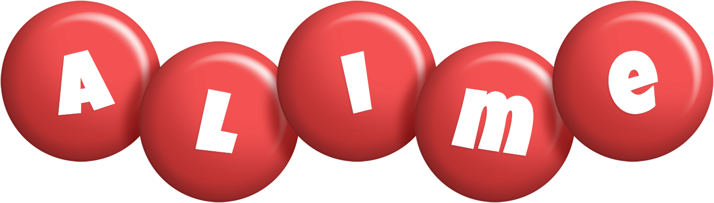 Alime candy-red logo