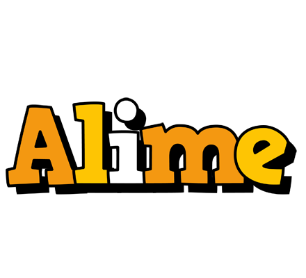 Alime cartoon logo