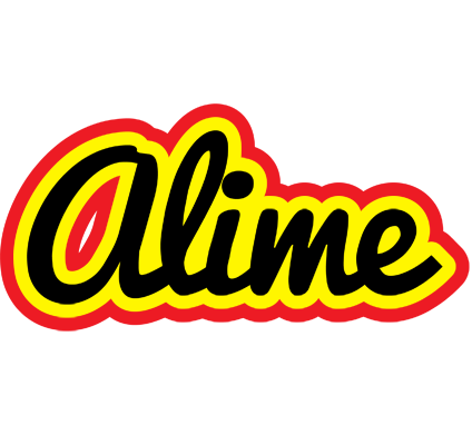 Alime flaming logo