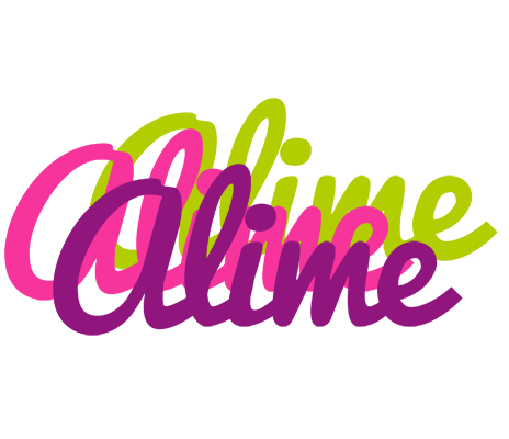 Alime flowers logo