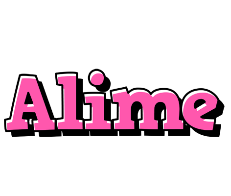 Alime girlish logo