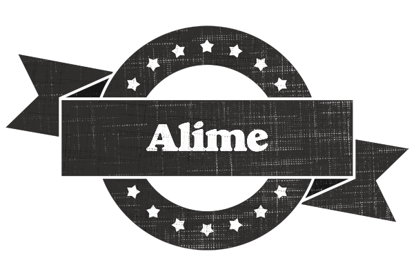 Alime grunge logo